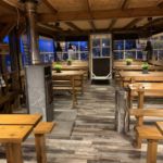 Der Biergarten der Willrother-Alm wurde zum Wintergarten